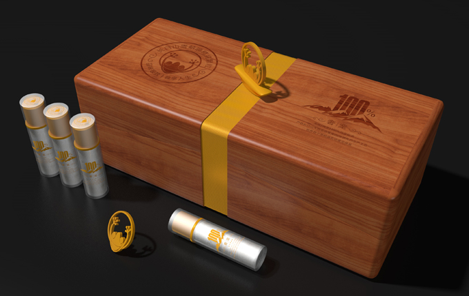 碧延堂奢寵雪蛤粉養生藥品包裝設計